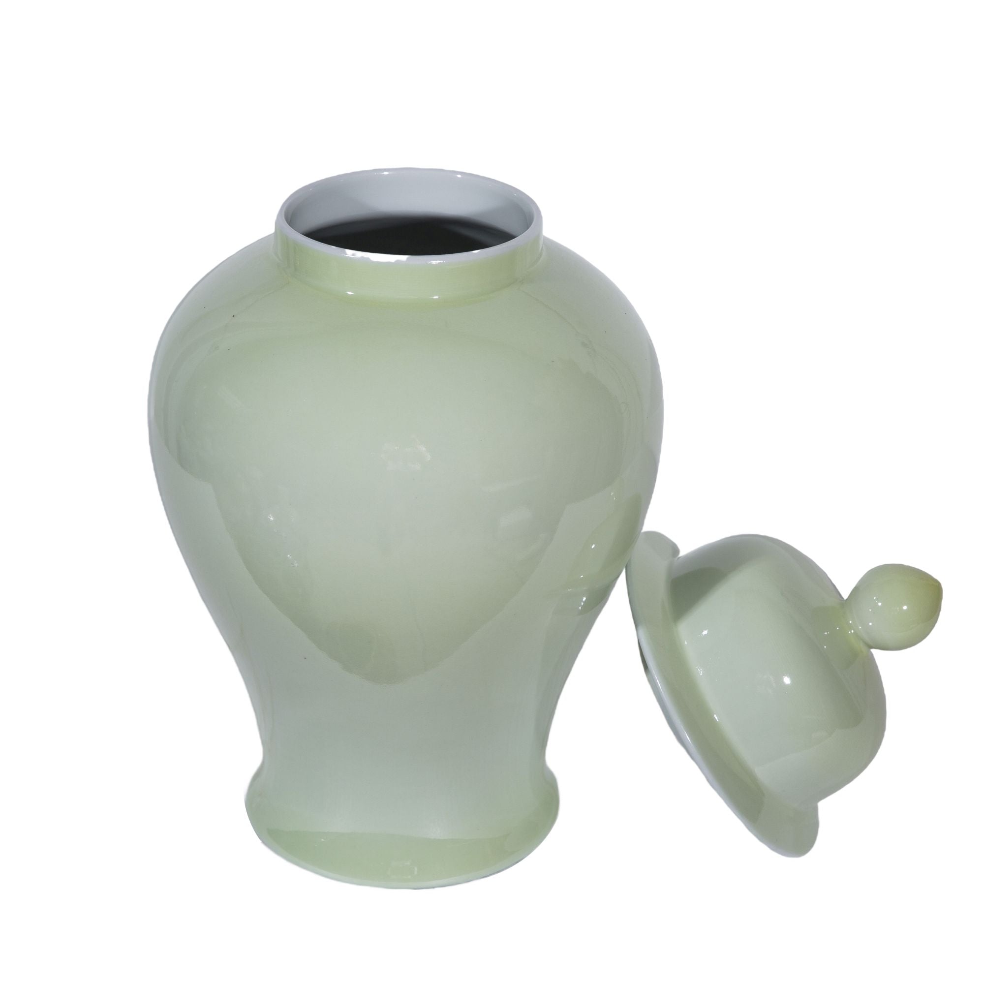 Legend of Asia Home Decor Legend of Asia Spring Green Temple Jar Medium