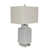 Legend of Asia Lighting Legend of Asia Table Lamp White Tai Chi Large