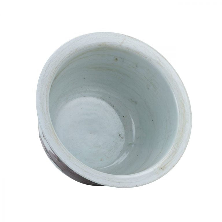 Legend of Asia Giftware Legend of Asia Underglaze Red Dragon Flower Pot