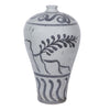Legend of Asia Home Decor Legend of Asia Vintage White Flying Bird Plum Vase Tall