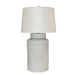 Legend of Asia Lighting Legend of Asia Vintage White Round Tea jar Lamp - No Base