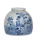 Legend of Asia Home Decor Lins Floral Bird Ming Jar Small