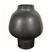 Legend of Asia Home Decor Matte Black Hana Porcelain Lantern Vase