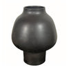 Legend of Asia Home Decor Matte Black Hana Porcelain Lantern Vase