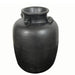 Legend of Asia Home Decor Matte Black Porcelain Four Loop Jar