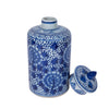 Legend of Asia Home Decor Small Lidded Tea Jar Peony Dots Motif