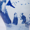 Legend of Asia Home Decor Small Wide Mouth Vase Mountain Motif