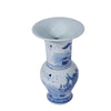 Legend of Asia Home Decor Small Wide Mouth Vase Mountain Motif