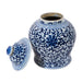 Legend of Asia Home Decor Twisted Lotus Small Temple Jar