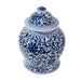 Legend of Asia Home Decor Twisted Lotus Small Temple Jar