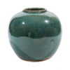 Legend of Asia Home Decor Vintage Dark Green Jar Round