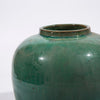 Legend of Asia Home Decor Vintage Green Jar Flat Bottom
