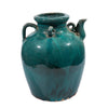 Legend of Asia Home Decor Vintage Green Oil Pot Small
