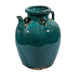 Legend of Asia Home Decor Vintage Green Oil Pot Small