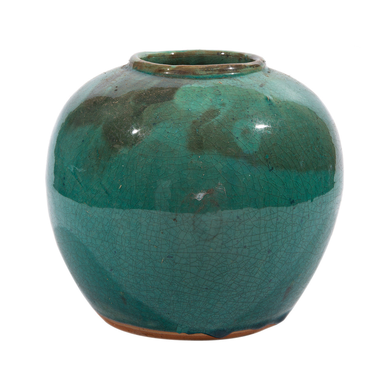 Legend of Asia Home Decor Vintage Light Green Jar Round