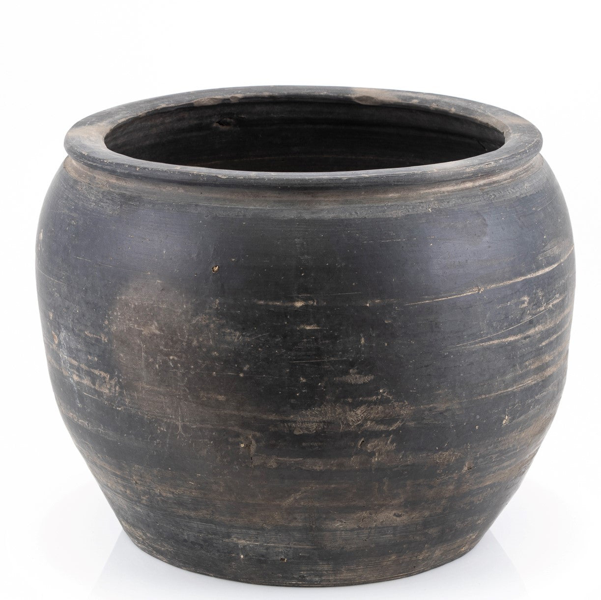 Legend of Asia Home Decor Vintage Pottery Rice Jar - M