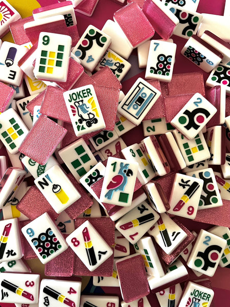 Luxe Mahjong Giftware I Love the 80s Luxe Mahjong Set
