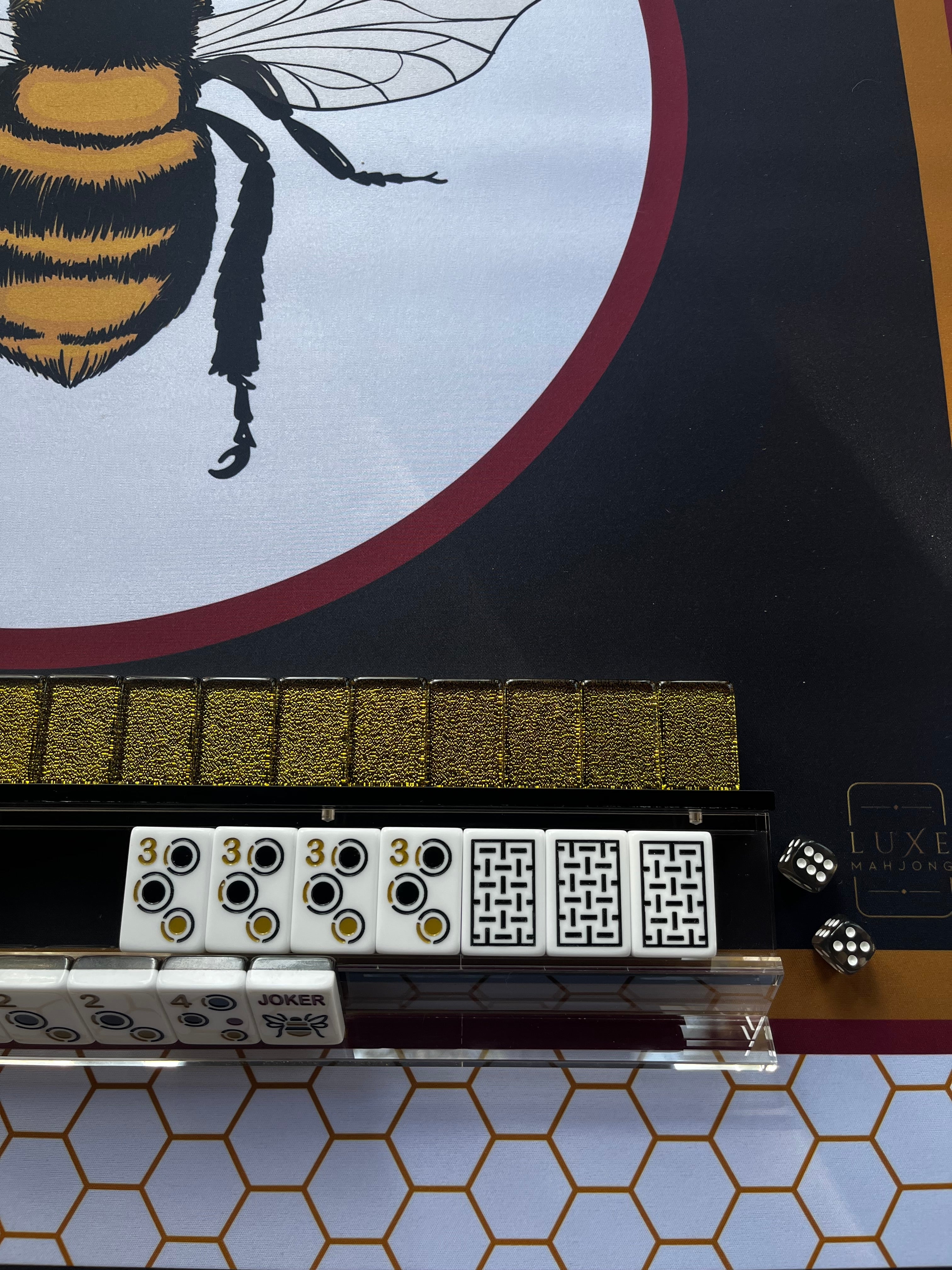 Luxe Mahjong Giftware The Bougie Bee Luxe Mahjong Set