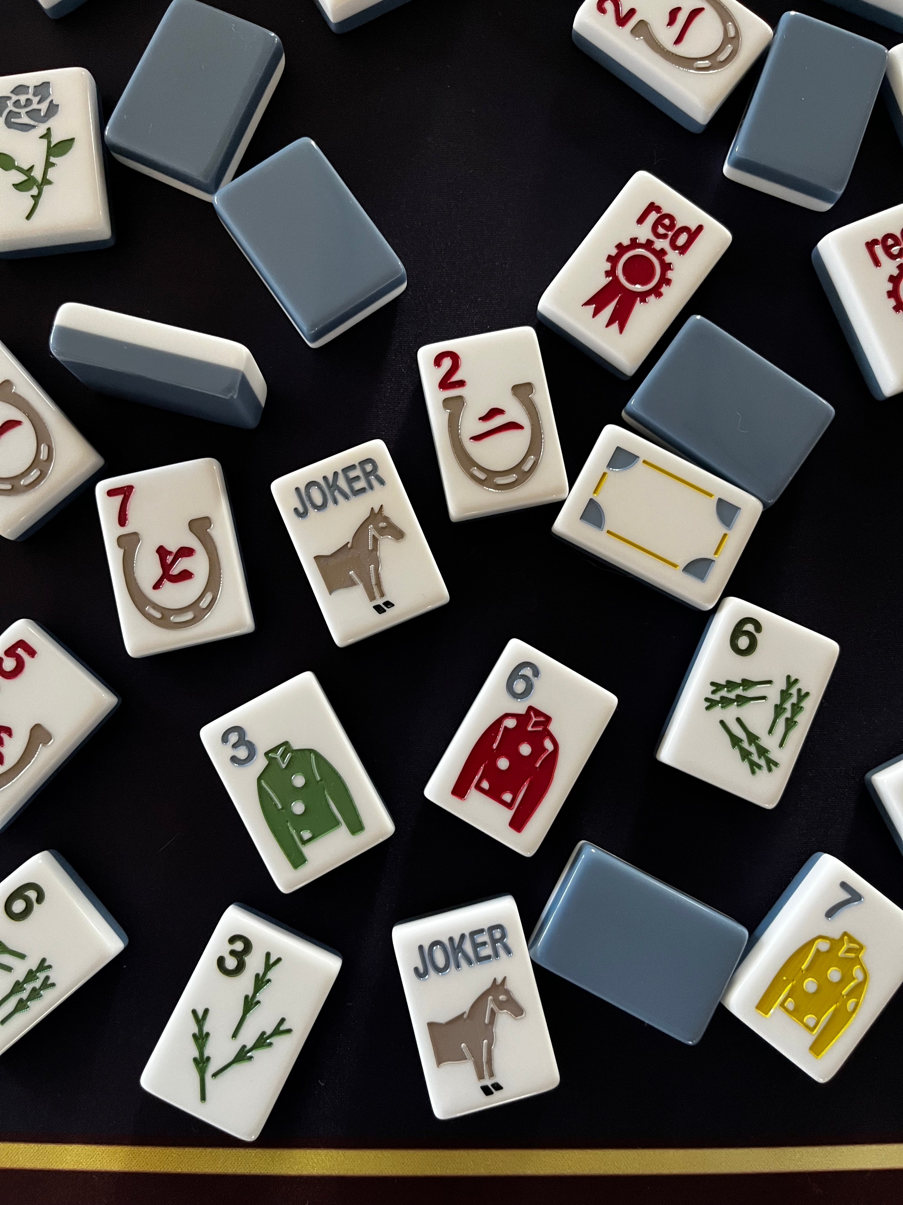 Luxe Mahjong Giftware The Polo Club Mahjong Set