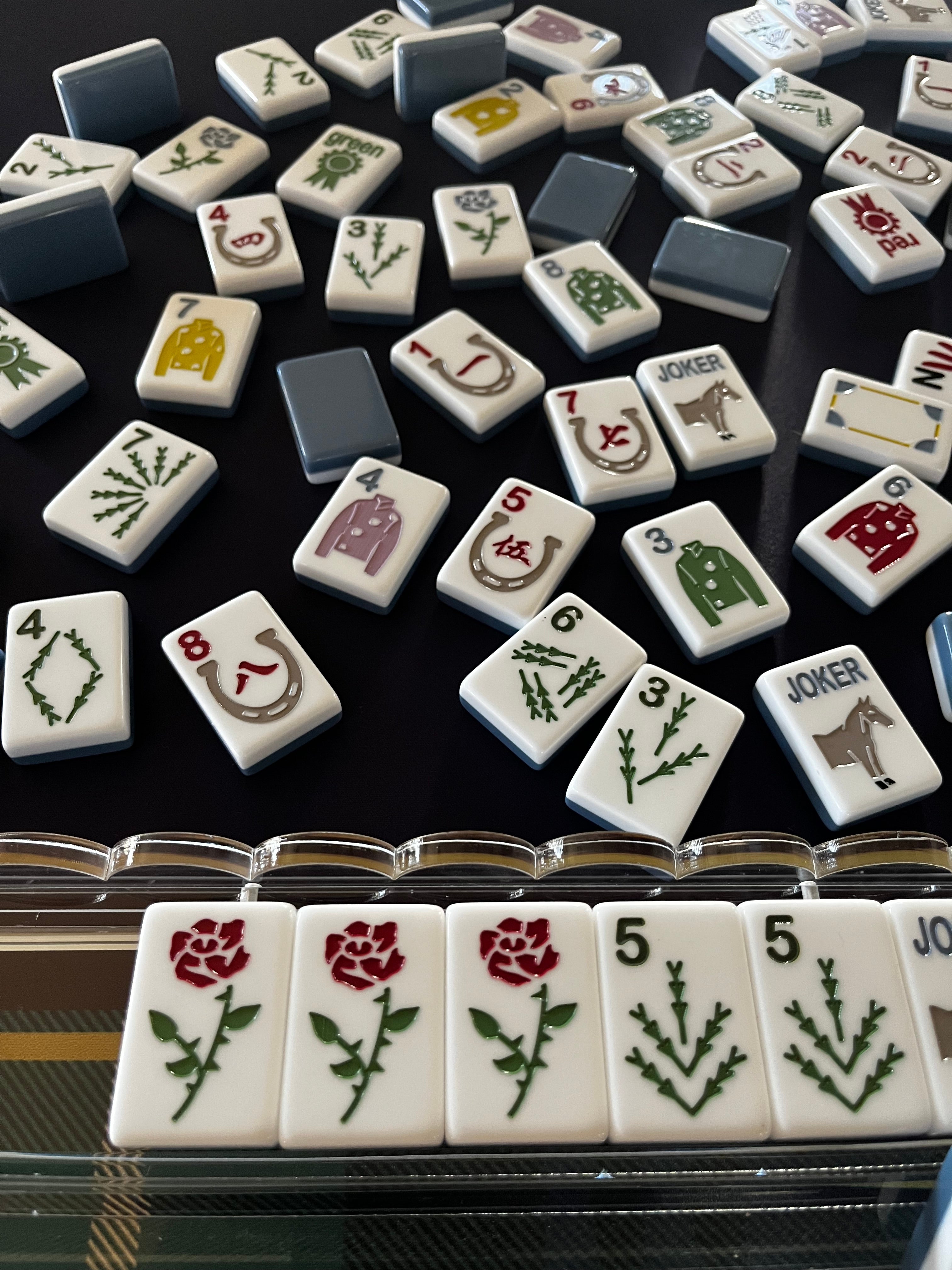 Luxe Mahjong Giftware The Polo Club Mahjong Set