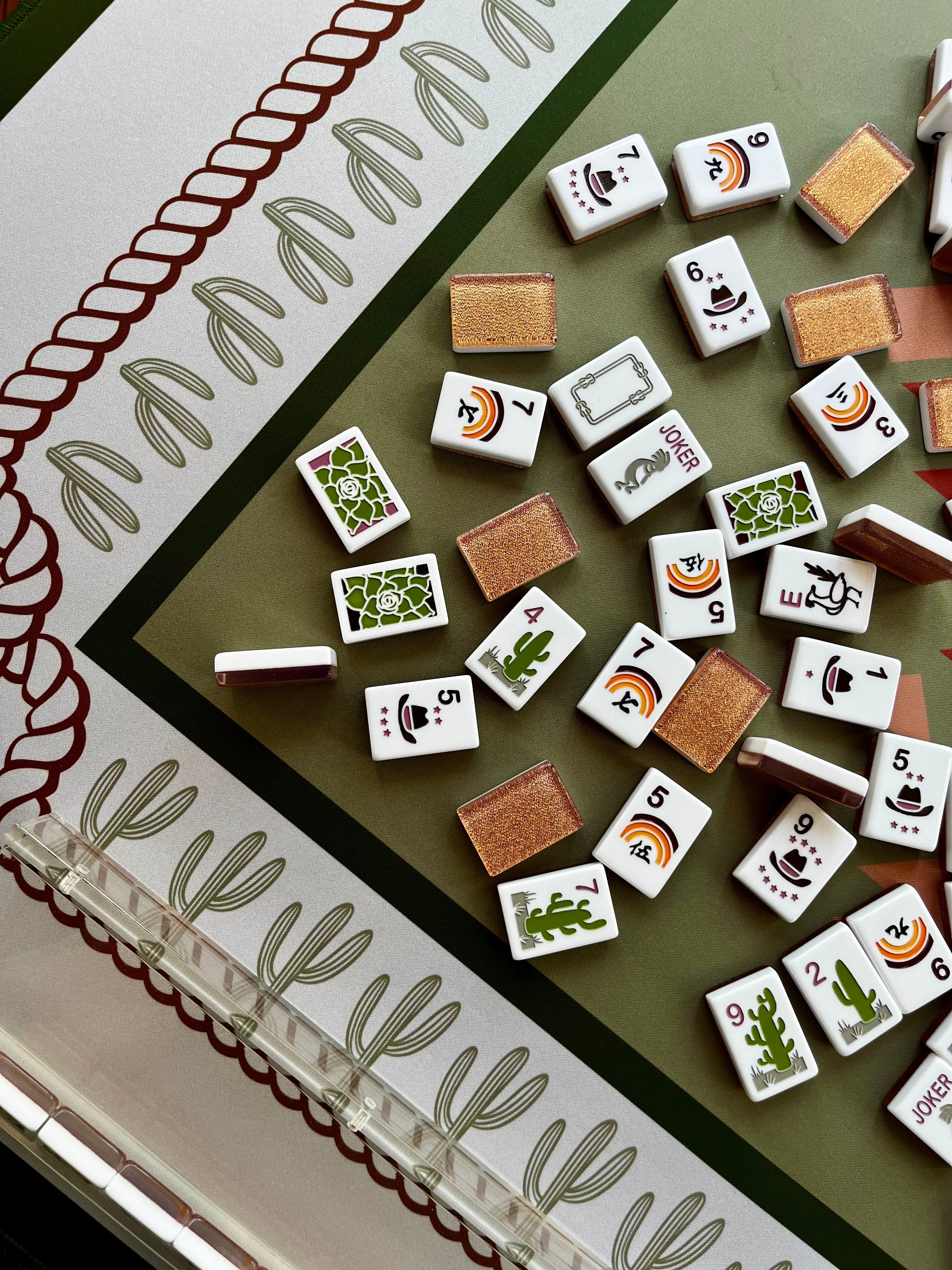 Luxe Mahjong Giftware Western Luxe Mahjong Set