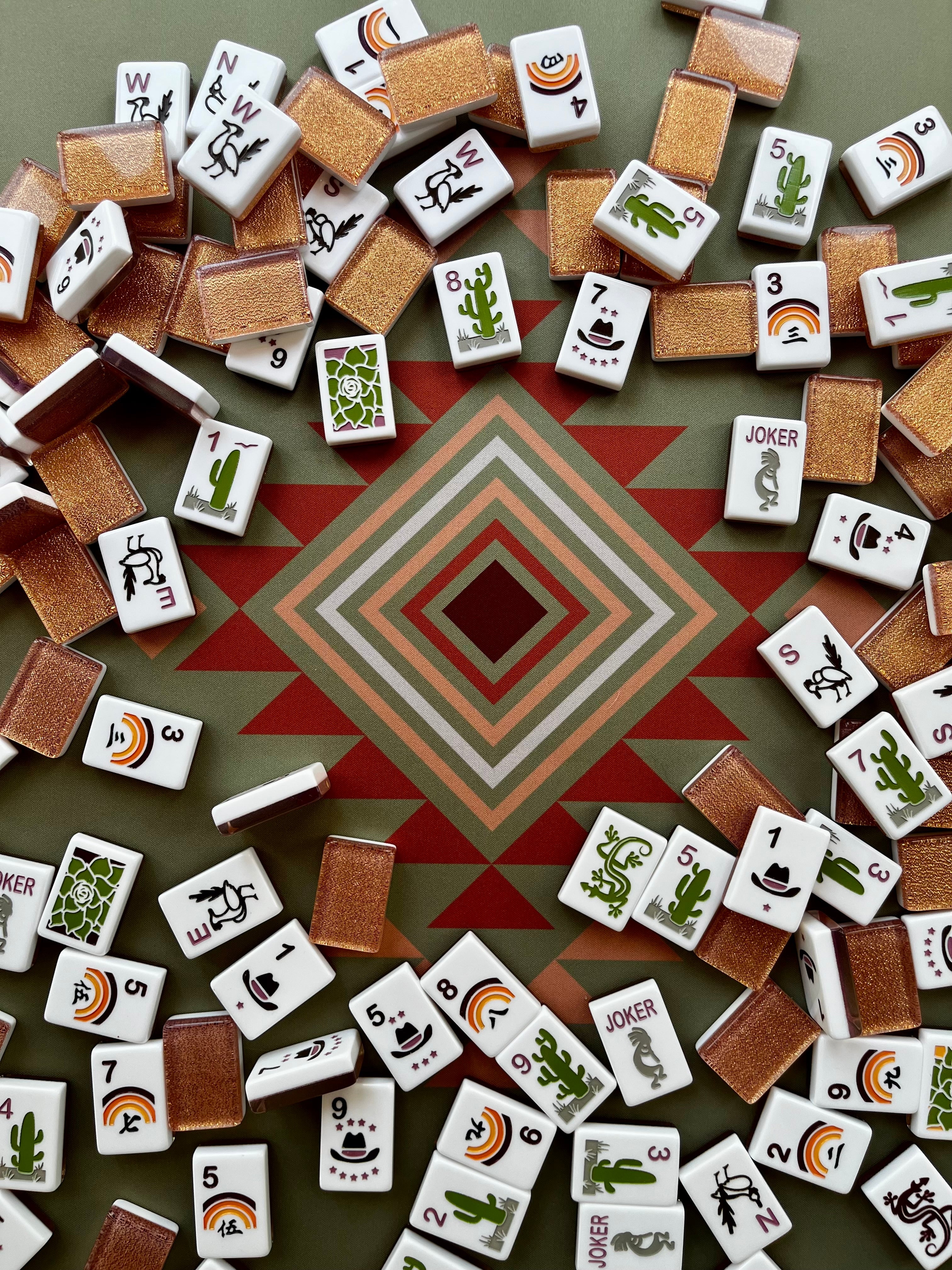 Luxe Mahjong Giftware Western Luxe Mahjong Set