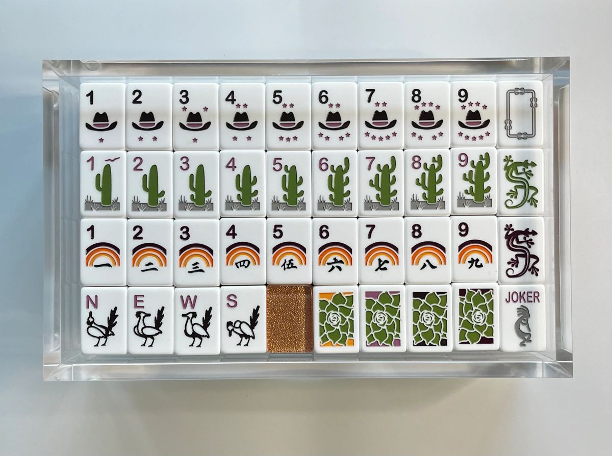 Luxe Mahjong Giftware Western Luxe Mahjong Set