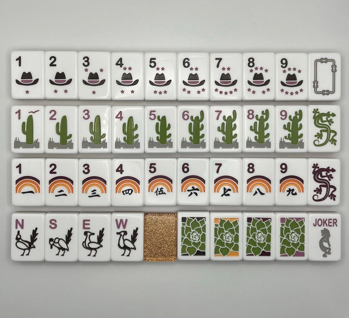 Luxe Mahjong Giftware Western Luxe Mahjong Set