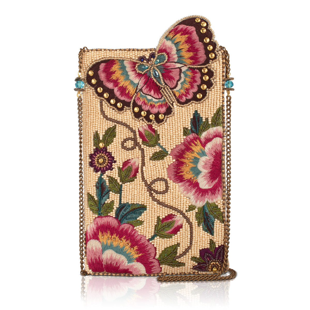 Mary Frances Handbags Mary Frances Butterfly Garden Crossbody Phone Bag