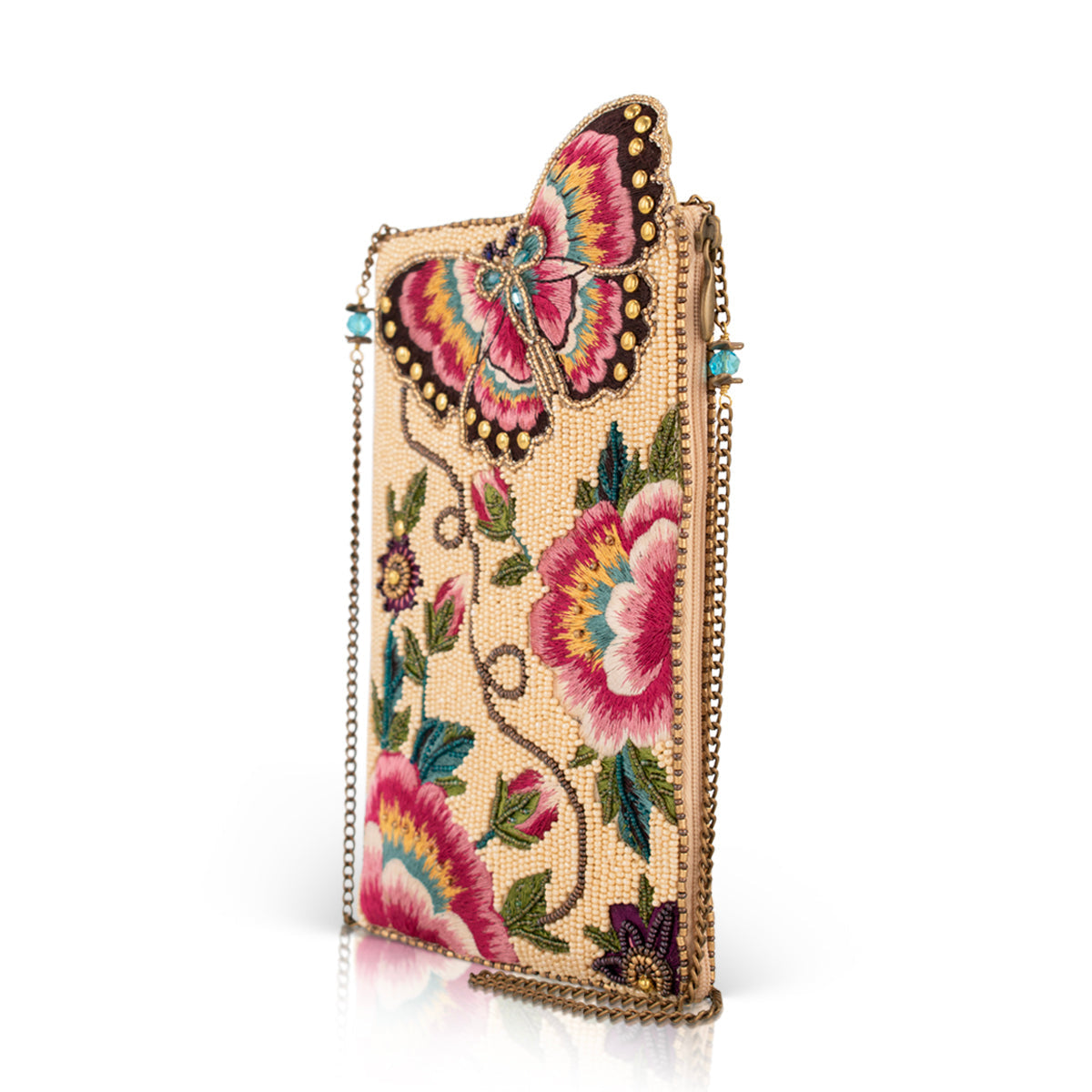 Mary Frances Handbags Mary Frances Butterfly Garden Crossbody Phone Bag