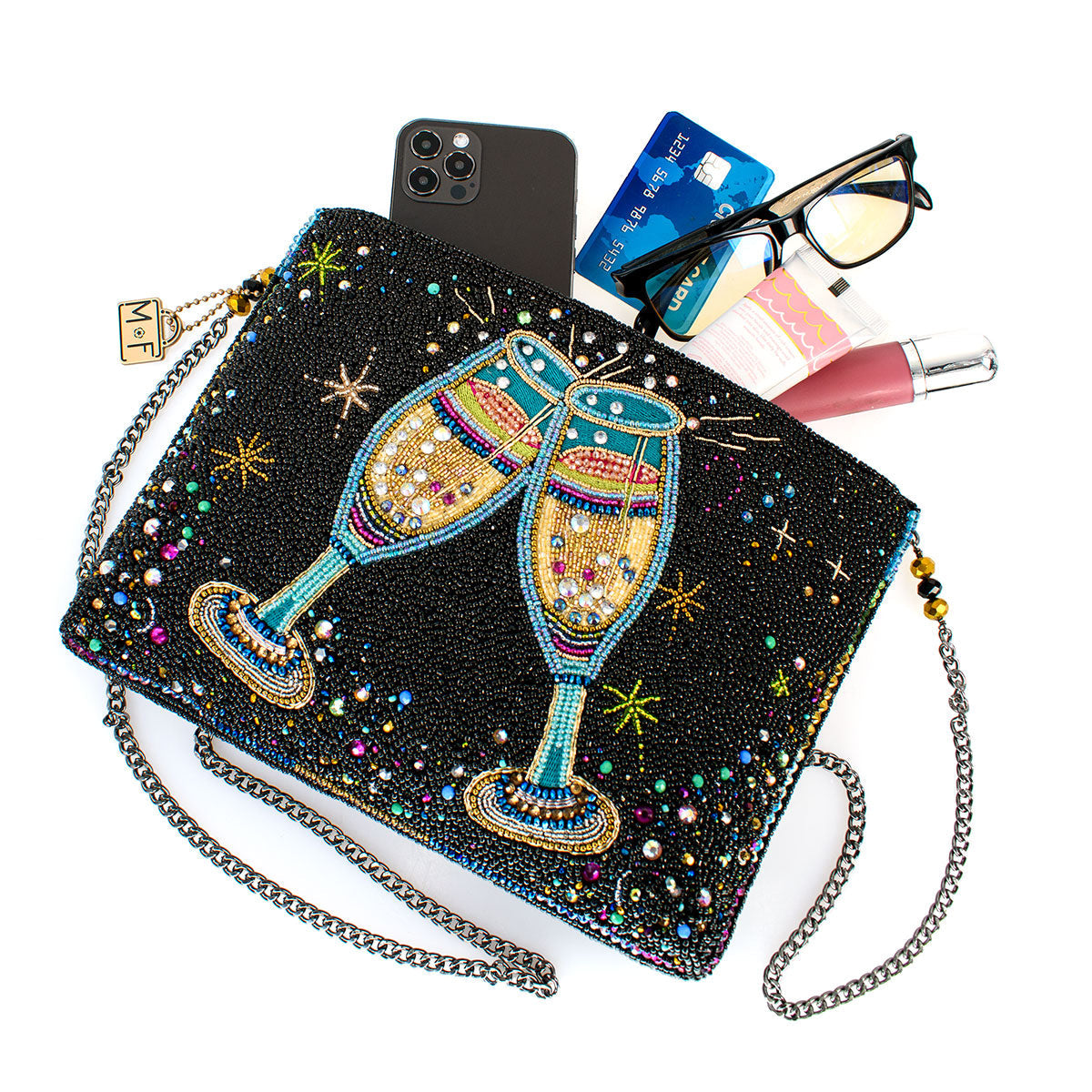 Mary Frances Handbags Mary Frances Cheers to That Crossbody Handbag