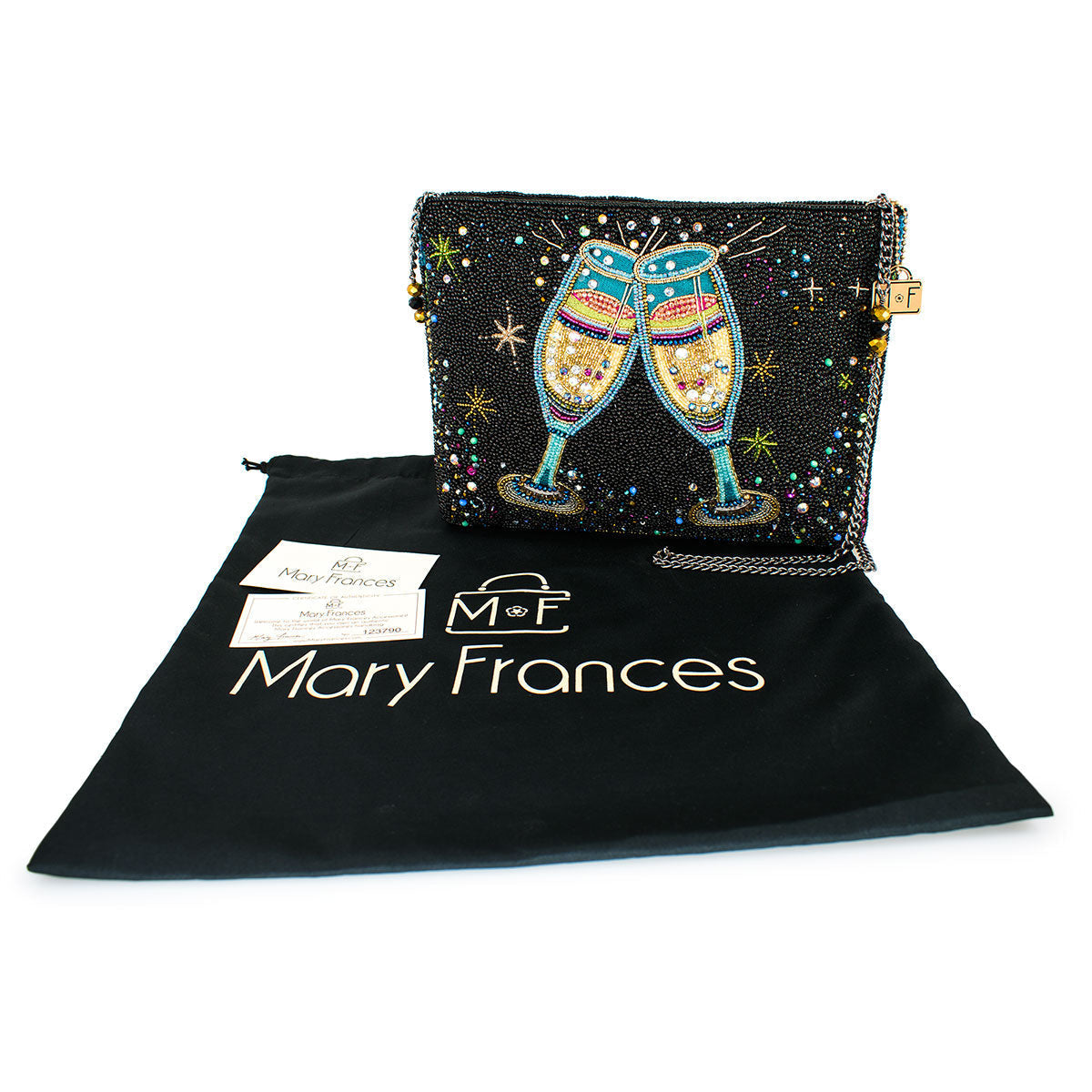 Mary Frances Handbags Mary Frances Cheers to That Crossbody Handbag