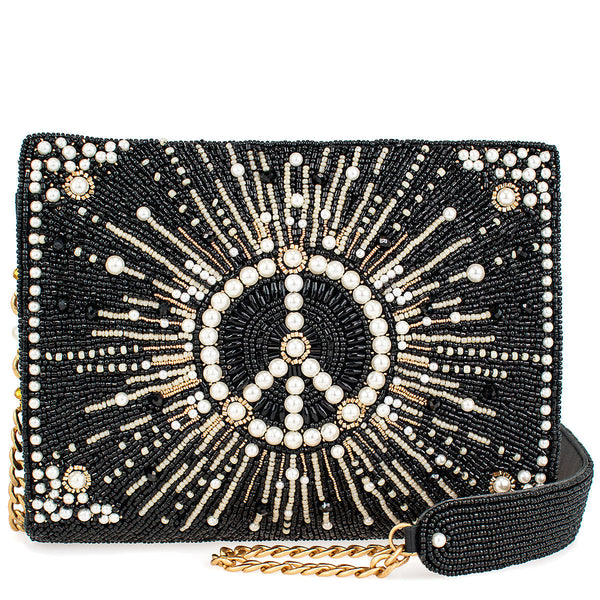 Mary Frances Handbags Mary Frances Choose Peace Crossbody Handbag