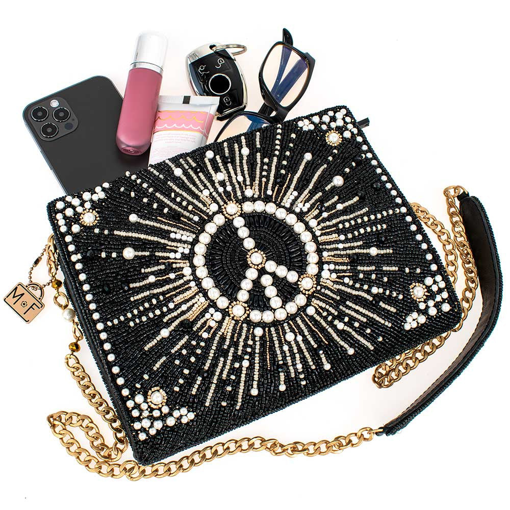 Mary Frances Handbags Mary Frances Choose Peace Crossbody Handbag