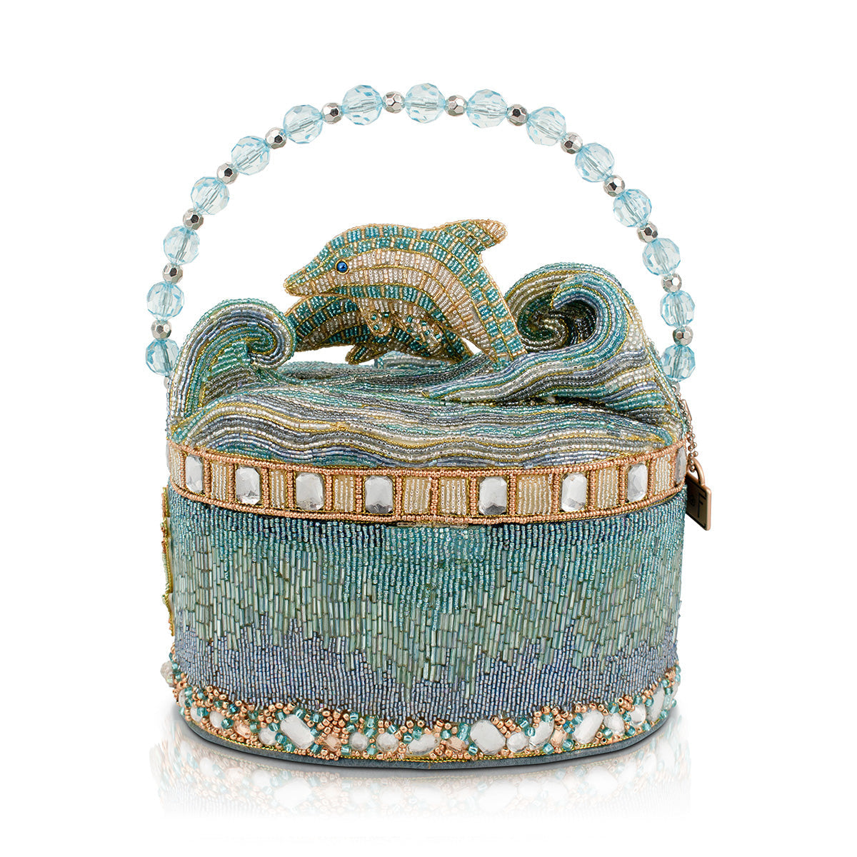 Mary Frances Handbags Mary Frances Crystal Dolphin Top Handle Handbag - Shipping Feb 2026