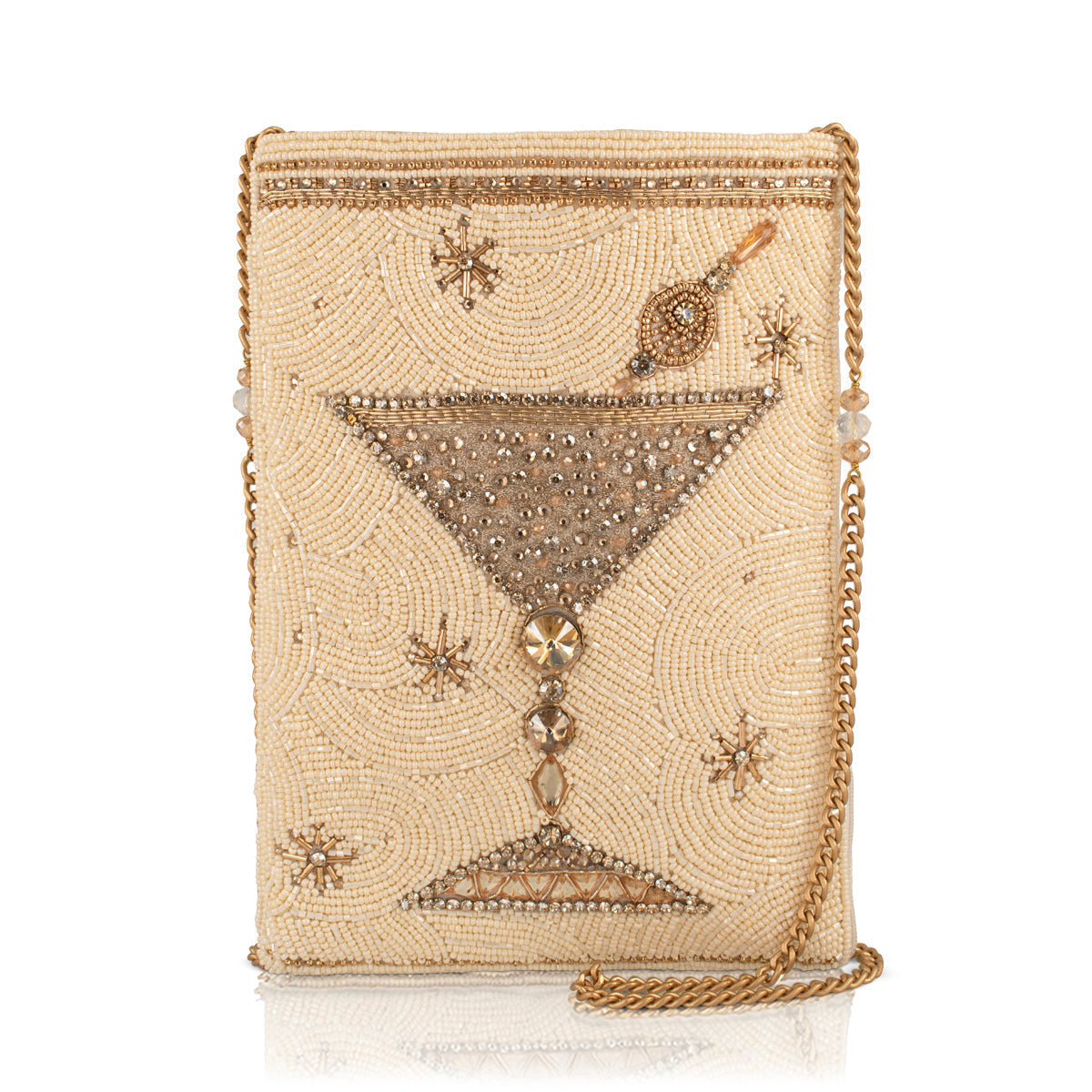 Mary Frances Handbags Mary Frances Crystal Martini Mini Crossbody
