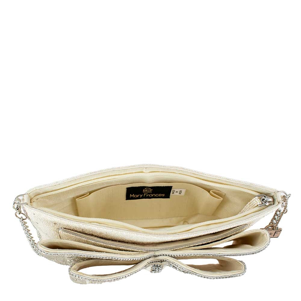 Mary Frances Handbags Mary Frances Fancy Bow Crossbody Clutch