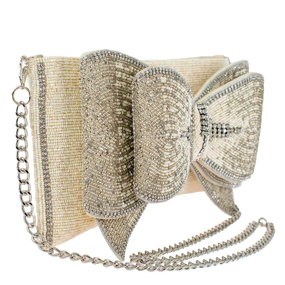 Mary Frances Handbags Mary Frances Fancy Bow Crossbody Clutch