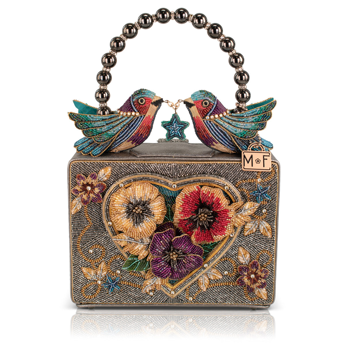 Mary Frances Handbags Mary Frances Fluttering Heart Top Handle