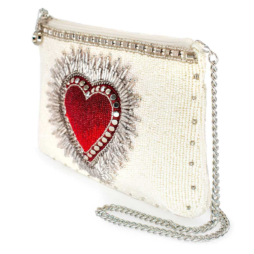 Mary Frances Handbags Mary Frances Follow Your Heart Mini Crossbody Handbag