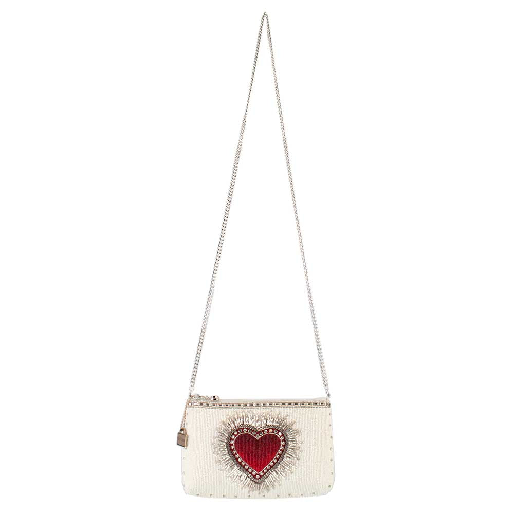 Mary Frances Handbags Mary Frances Follow Your Heart Mini Crossbody Handbag