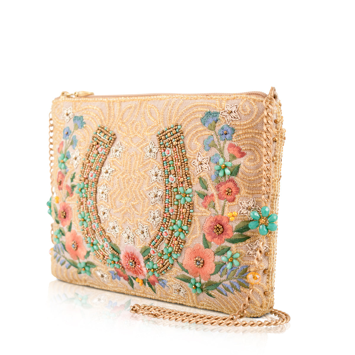 Mary Frances Handbags Mary Frances Iron Luck Mini Crossbody Handbag