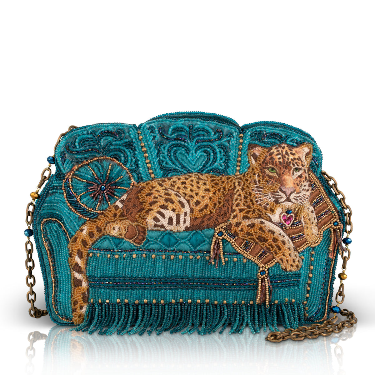 Mary Frances Handbags Mary Frances Lazy Leopard Crossbody Handbag
