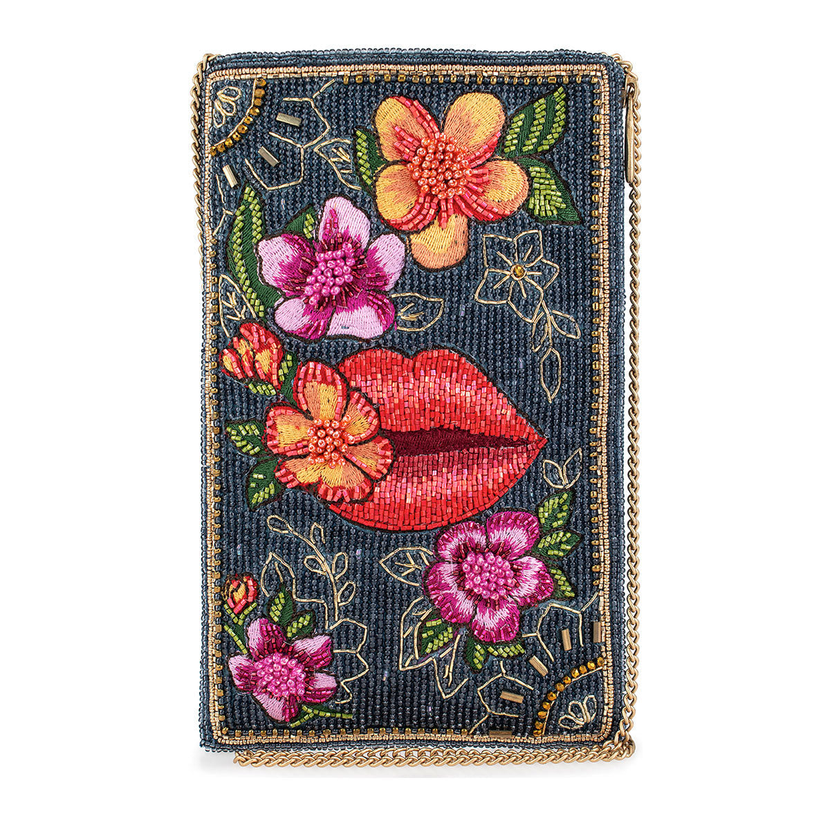 Mary Frances Handbags Mary Frances Lip Service Crossbody Phone Bag