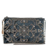Mary Frances Handbags Mary Frances Night Light, Pewter Mini Crossbody Handbag