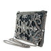 Mary Frances Handbags Mary Frances Night Light, Pewter Mini Crossbody Handbag