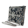 Mary Frances Handbags Mary Frances Night Light, Pewter Mini Crossbody Handbag
