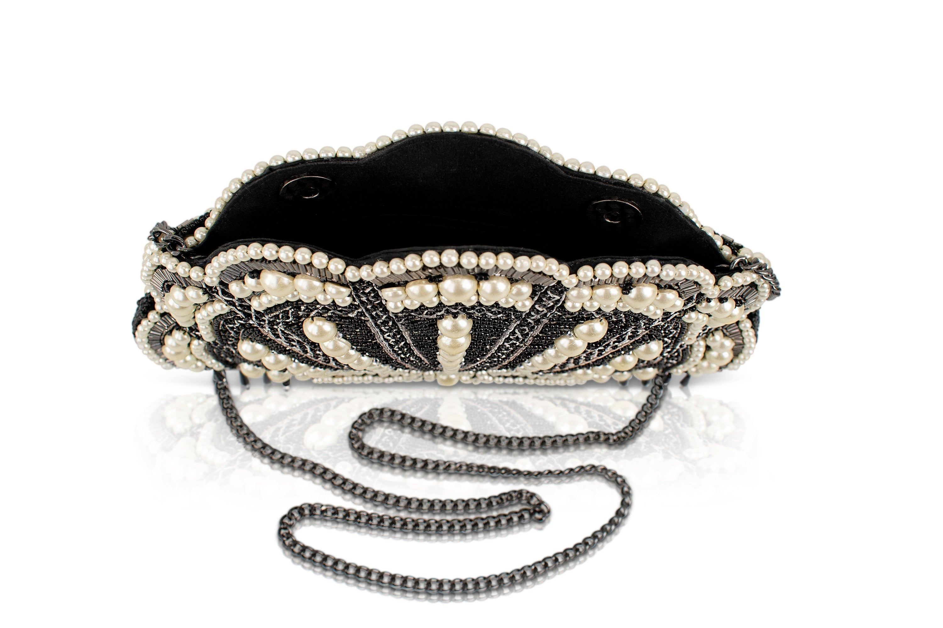 Mary Frances Handbags Mary Frances Ocean of Pearls Crossbody Handbag