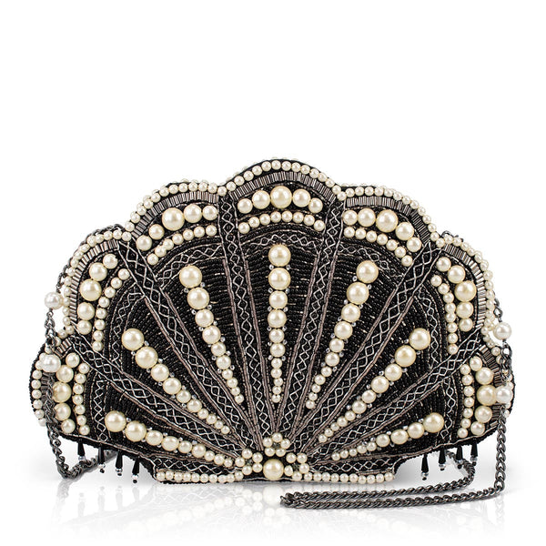 Mary Frances Handbags Mary Frances Ocean of Pearls Crossbody Handbag