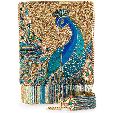 Mary Frances Handbags Mary Frances Peacock Feathers Crossbody Handbag